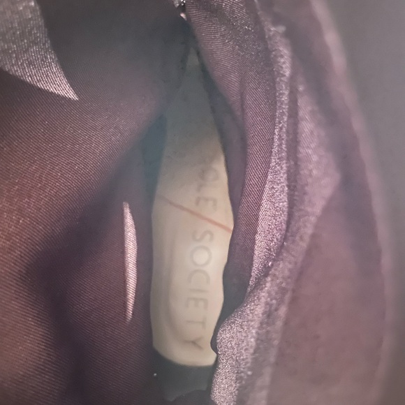 Sole Society Burgundy Suede Boots Sz 9 - Picture 6 of 6